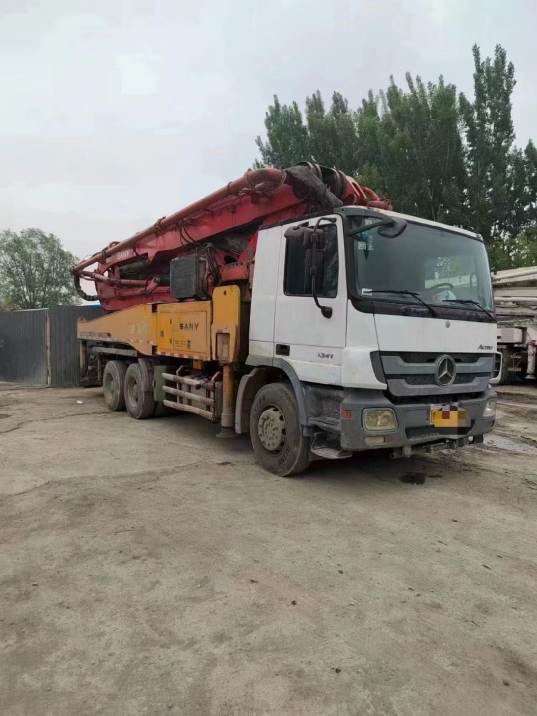 Used Concrete Pump Machine Sy 46 Meter Concrete Pump Truck