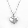 Buy cheap 3.15g 925 Silver CZ Pendant Rhodium Valentines Day Heart Pendant from wholesalers
