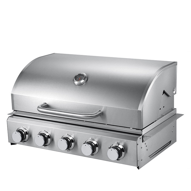 Restaurant Stainless Steel rotisserie Gas Oven BBQ Grill with Powder Coated Finishing