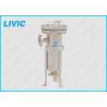 Buy cheap Large Filter Area Basket Filter Housing With 0.5 To 80mm Filtration Rating from wholesalers