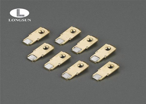 Buy cheap Custome Metal Stamping Components Electrical Contact Bridge For Switch from wholesalers