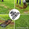 Buy cheap 30*10in Large Size Manual Steel Lawn Leveller for Grass Organic Fertilizer Sand Spreader Leveling Garden Yard Turf maint from wholesalers
