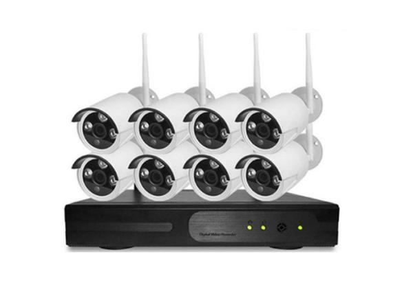 Buy cheap H.264 Outdoor CCTV System 8CH , 8CH Full HD Wifi NVR Kit Night Vision 3.6mm Lens from wholesalers