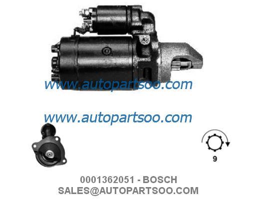 Buy cheap 0001362051 6853810 - BOSCH Starter Motor 12V 2.4KW 9T MOTORES DE ARRANQUE from wholesalers