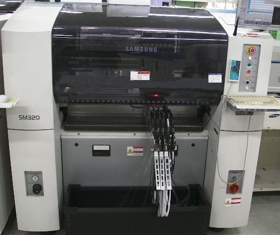 SMT PCB Assembly line Samsung Hanwha SM320 SMT Pick And Place Machine