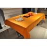 Buy cheap 51gsm Disposable Paper Table Covers , SGS 3Ply Orange Paper Tablecloth For Rectangle Table from wholesalers