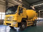 8L Concrete Construction Equipment / 9m3 Concrete Mixer Truck With Pump Self -