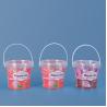 Buy cheap 1000ml 1L Plastic Bucket With Handle For Chocolate Candy Cookies Package Food Storage Container from wholesalers