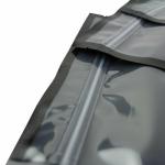 Black Clear Pre Cut Vacuum Sealer Bags Poly Material With Zipper