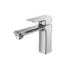 Buy cheap Basin Mixer Washroom Hot Cold Chromed Plated Single Hole Bathroom Basin Mixer Taps Tap Faucet from wholesalers