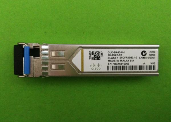Buy cheap GLC-BX40-U-I 40km Fiber Optic SFP Module , Fiber Interface Module 1310nm / 1550nm from wholesalers