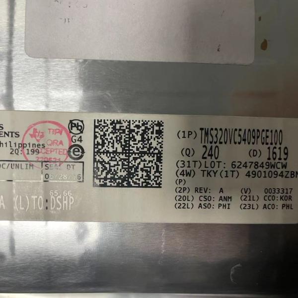 Buy cheap TMS320VC5409PGE100 DIG SIG 100mhz Audio Processor IC 144-LQFP from wholesalers
