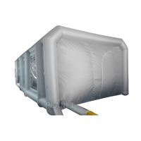 Buy cheap Customized Inflatable Spray Booth , Inflatable Car Garage Tent Sliver Color product