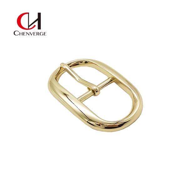 Buy cheap Brass Oval Center Bar Belt Buckles Thickness 5mm Anti Erosion from wholesalers