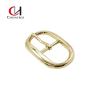 Buy cheap Brass Oval Center Bar Belt Buckles Thickness 5mm Anti Erosion from wholesalers