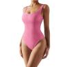 Buy cheap Jumpsuit Sportswear Ribbed Yoga Seamless Set One Piece Sleeves Workout Bodysuits for Women from wholesalers
