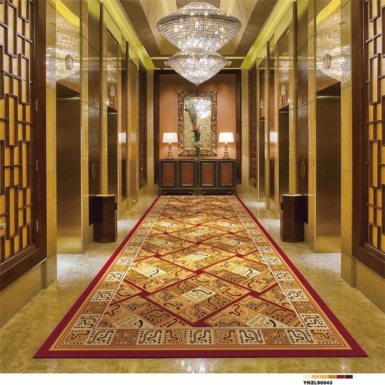 Chinese traditional style unique design Axminster corridor hall carpet