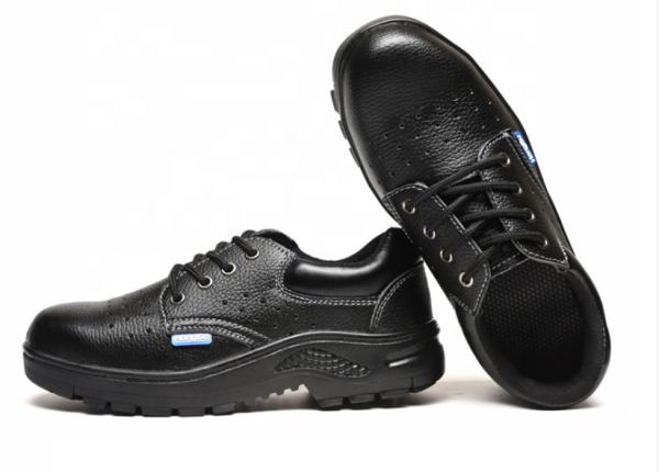 Buy cheap European Standard Genuine Leather Waterproof Men Industrial Steel Toe Work Safety Shoes from wholesalers