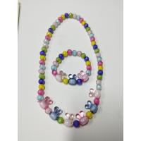 Buy cheap Portable Elastic Childrens Beaded Necklace , Multiscene Kids Beaded Bracelets product