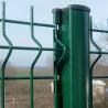 Buy cheap Folding Curved PVC Coated Steel Wire Fencing , Heavy Gauge Wire Fence Panels For School from wholesalers