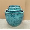 Buy cheap Round Ceramic Plant Pots Outdoor from wholesalers
