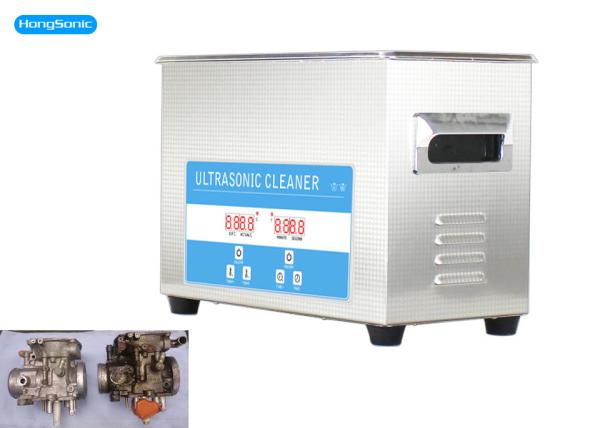 Quality 6.5 Liter Ultrasonic Carb Cleaner Machine 150W 1-30minutes Digital Timer for sale
