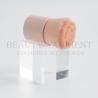 Buy cheap Flower Hair Plastic Handle Fluffy Foundation Makeup Brush Flat 25mm Diameter from wholesalers