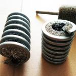 Brass Coated Steel Spiral Strip Brush For Wire Cleaning Surface Treatment