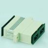 Buy cheap Green color plastic Low insertion Loss Duplex Flangeless Fiber Optic Adapter for Telecommunication from wholesalers