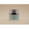 Buy cheap Green UV Spraying Cosmetic Cream Containers PP Cap With ABS Sheathed from wholesalers