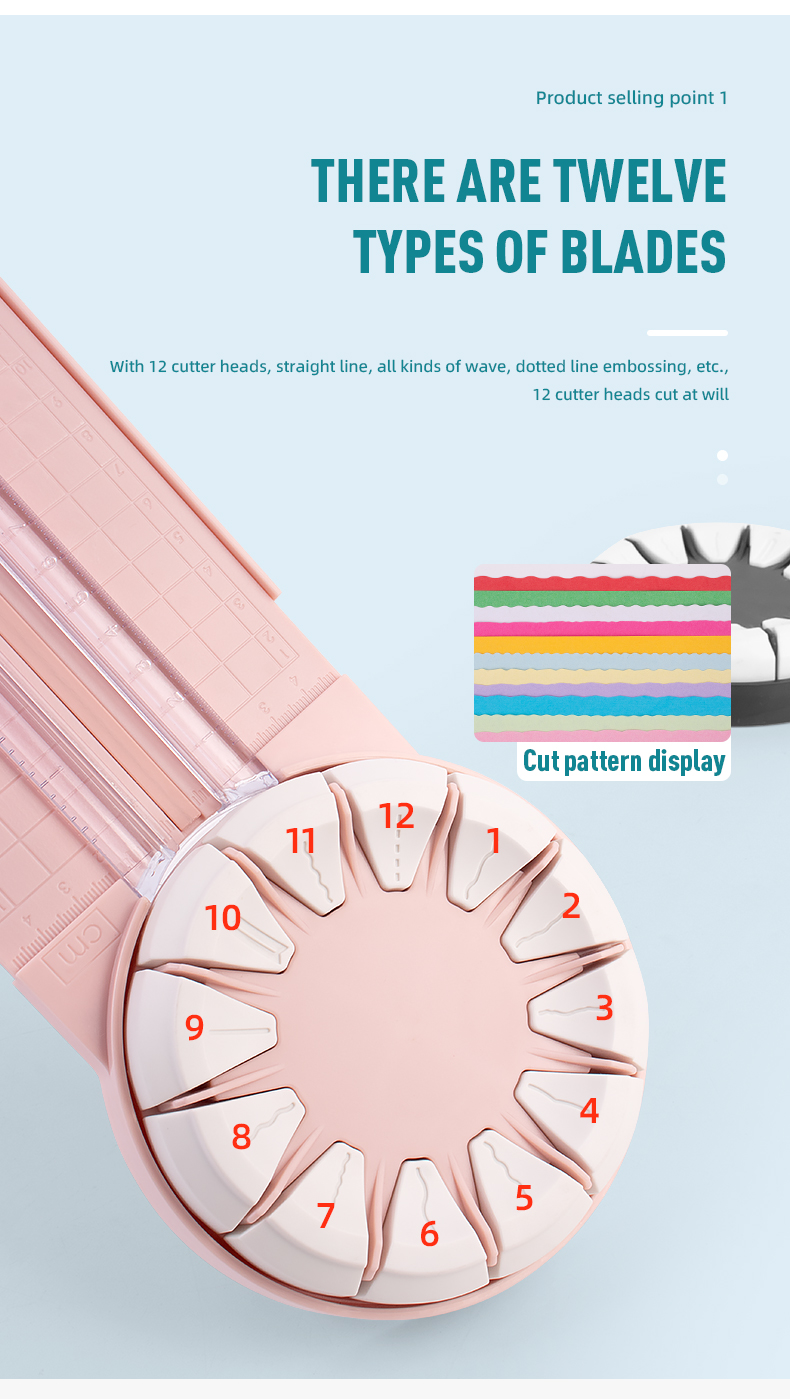 Experience the Convenience of ZEQUAN 12-in-1 Multi-function Paper Trimmer for A4 Size