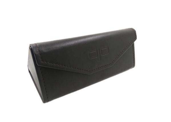Triangle Folding Glasses PU Leather Case Sunglasses Protector Holder Box Cover