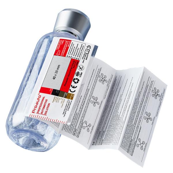 Buy cheap Transparent PMS Freeze Resistant Custom Clear Cosmetic Bottle Labels from wholesalers