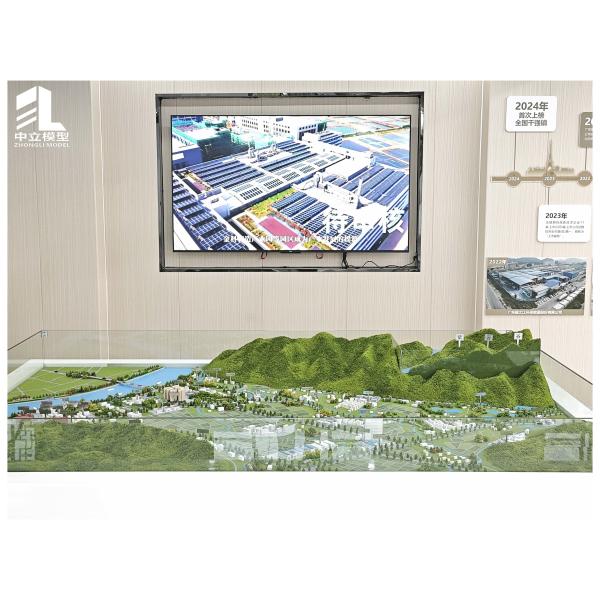 Buy cheap 1:150 Scale Model Town Architectural Scale Model Customized from wholesalers
