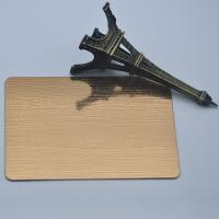 Buy cheap pvd color coating antique bronze stainless steel panel sheet astm 304 quality on product
