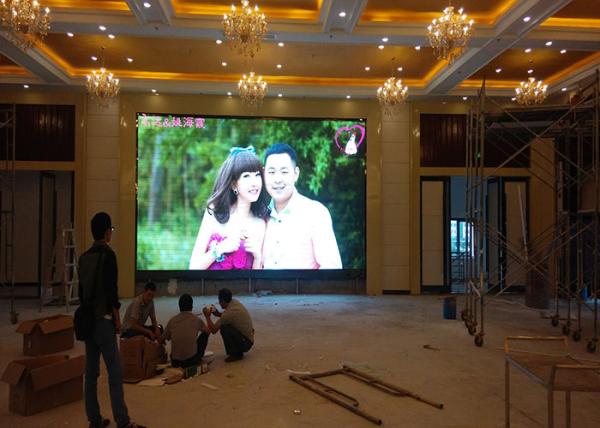 Buy cheap P3 Fixed Install Wall Mounted Advertising LED Display Media Digital from wholesalers