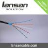 Buy cheap HDPE Al Foil Cat6 Network Cable BC PVC Black Jacket 305m Aluminum Mylar from wholesalers