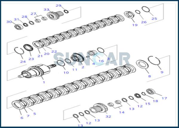 Buy cheap 714-07-49210 7140749210 Seal For Transmission Fits Wheel Loader WA470-6 from wholesalers
