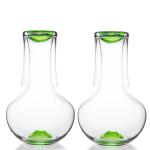 China Wholesale Colored Decorative Glass Water Carafe Tableware Set
