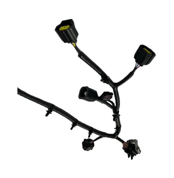 Buy cheap Black Transmission Wiring Harness Cable Assembly Corrosion Resistant from wholesalers