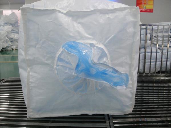 Quality Industry one Ton Bulk Bags / FIBC Bags woven polypropylene bags with PE liner food grade AIB certificate for sale