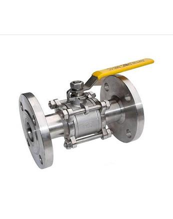Buy cheap SS304 SS316 CF8M Three Piece Flange Ball Valve Cast Iron Material from wholesalers