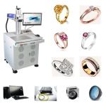 Fine Laser Beam Fiber Laser Marking Machine 20W For Communication Products