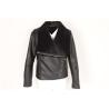 Buy cheap Ladies Cool leather jacket, Women's Bomber Leather jacket, bonded fur, hot popular from wholesalers