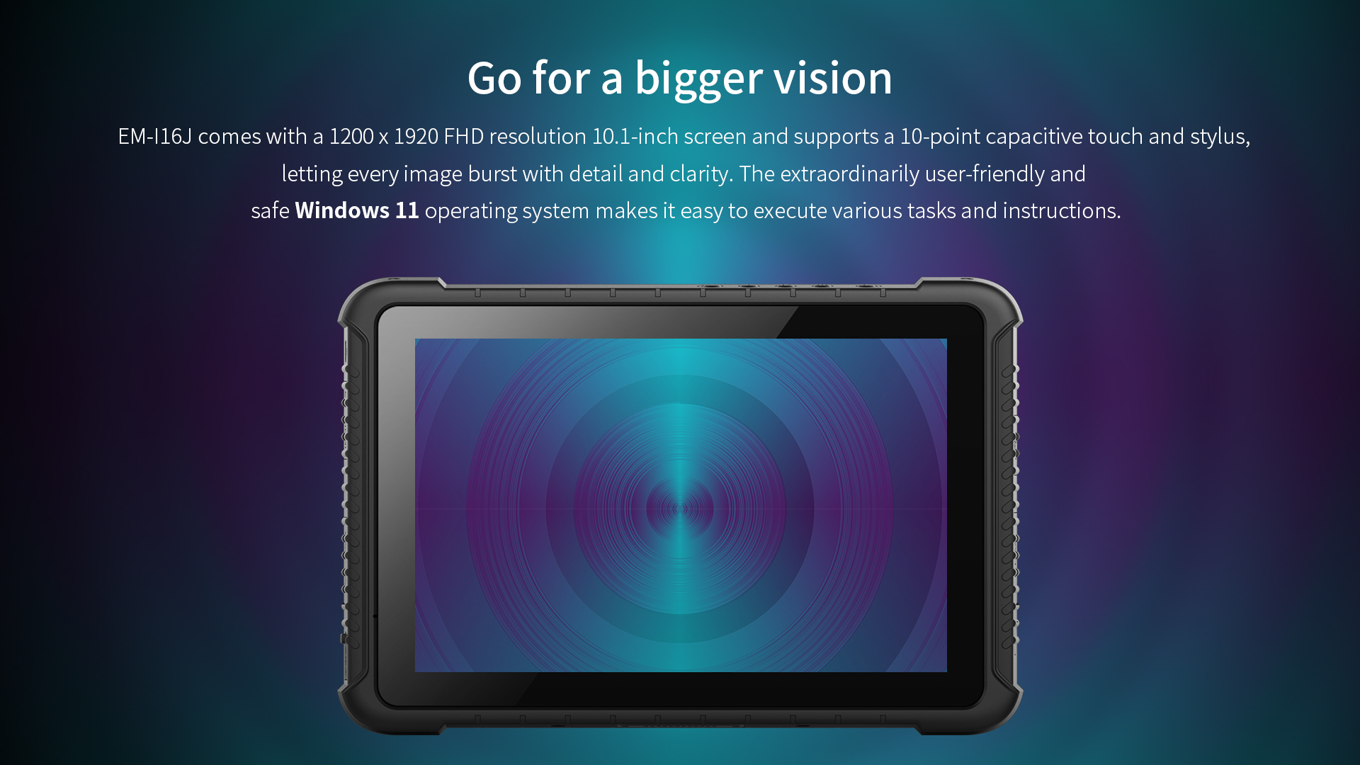 128GB Memory Capacity 10.1 Inch Rugged Tablet With Ethernet Port And Charging Rack