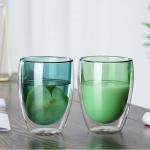 250ml Thermal Insulated Double Walled Glass Coffee Mugs
