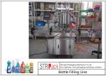 Chemicals Bottle Filling Line / Foaming Detergent Filling Machine Line With
