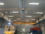 High Airflow Capacity PMSM Fans 24 Foot Industrial Ceiling Fan