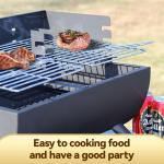 Metal Type Cold Rolled Steel Charcoal Grill BBQ Pellet Rotisserie Smoker for