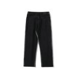 OEM Strap Washed Jeans Low MOQ Wide Leg Pants Denim Clothing Manufacturer